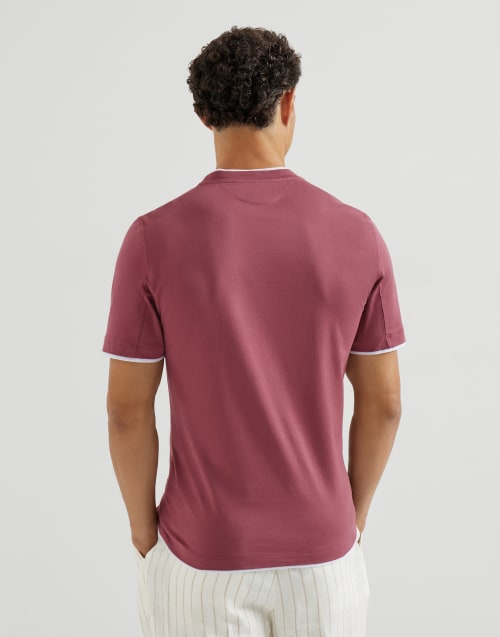 Camiseta con capas de imitación Coral Hombre - Brunello Cucinelli