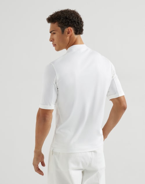 T-Shirt aus Jersey Off-White Herren - Brunello Cucinelli