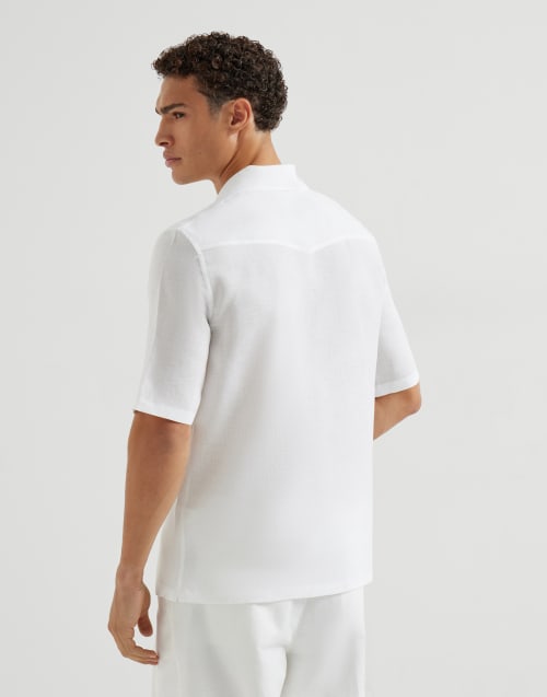 Short sleeve shirt White Man - Brunello Cucinelli