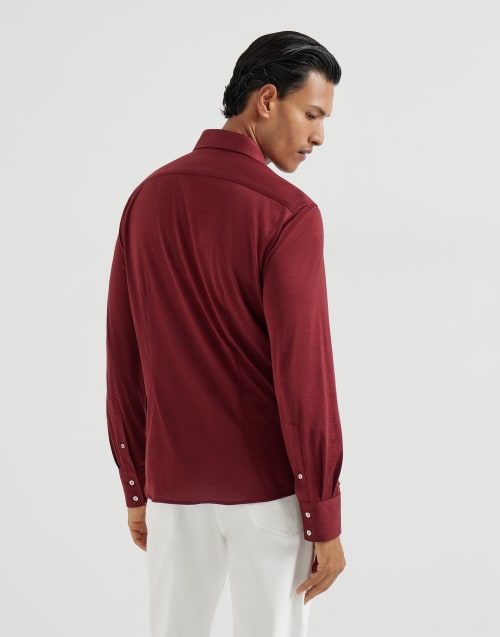 Spread collar shirt Cherry Man - Brunello Cucinelli