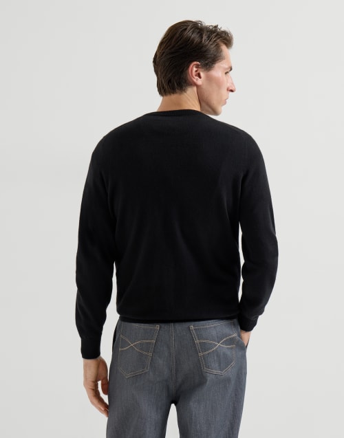 Pullover aus Kaschmir Schwarz Herren - Brunello Cucinelli