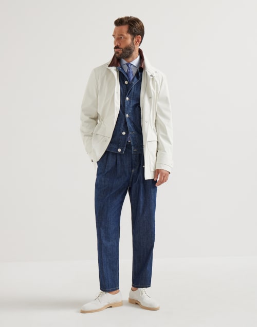 BRUNELLOCUCINELLIアビエイターパンツ　オフホワイト 46 メンズ パンツ＆バミューダショートパンツ | Brunello Cucinelli