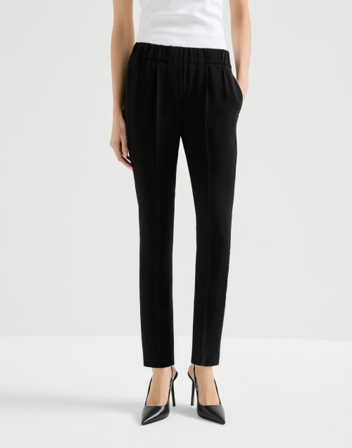 Tailored Jogger trousers Black Woman - Brunello Cucinelli