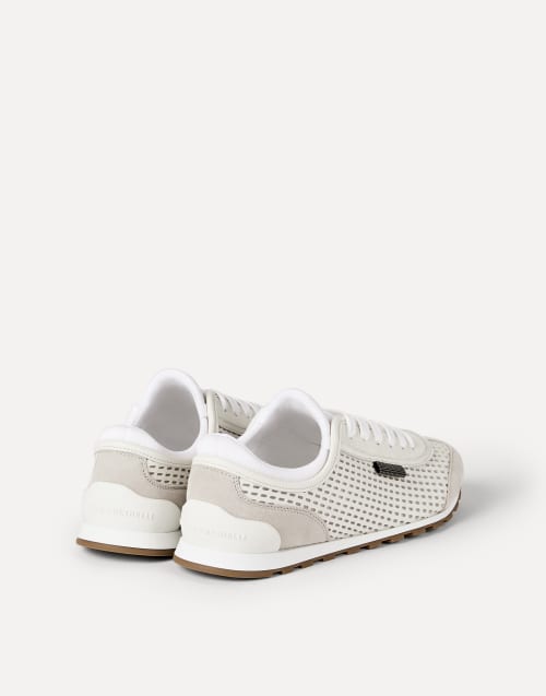 Deerskin and suede runners White Woman - Brunello Cucinelli