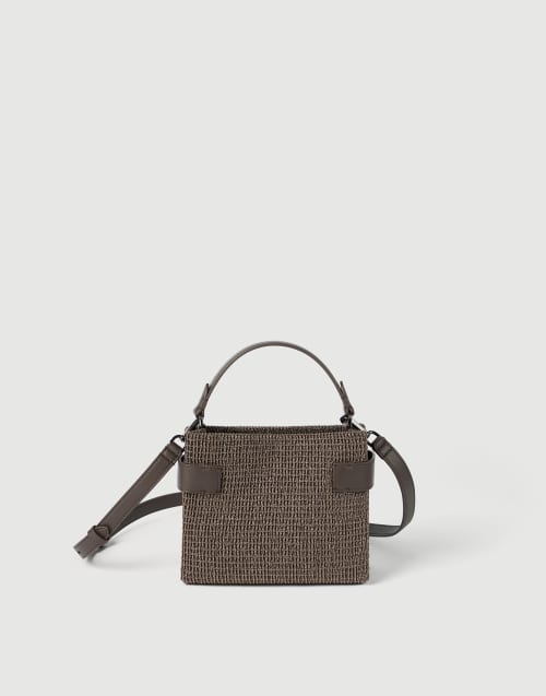 Small Top-Handle Essence bag Brown Woman - Brunello Cucinelli