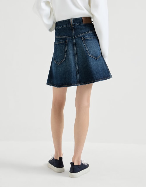 Denim mini skirt Denim Woman - Brunello Cucinelli