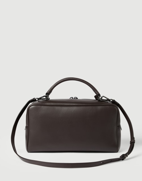 Nappa Boston Explorer bag Rust Brown Woman - Brunello Cucinelli