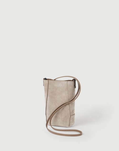 BC Duo phone holder Beige Woman - Brunello Cucinelli