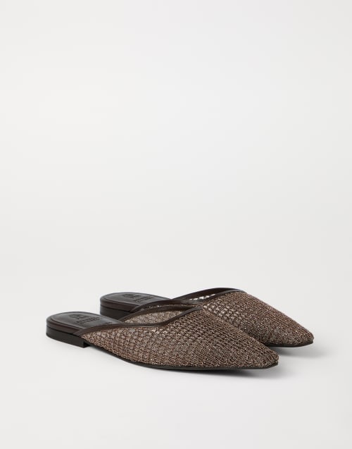 Leather mules Brown Woman - Brunello Cucinelli