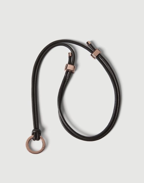 Glasses cord with monili Brown Woman - Brunello Cucinelli