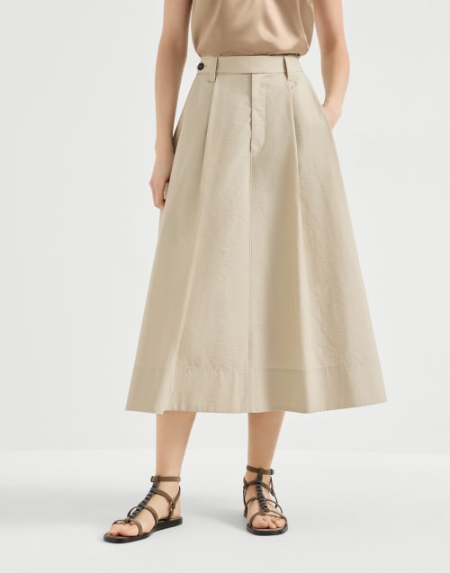 Sartorial-Rock mit Monili Beige Damen - Brunello Cucinelli