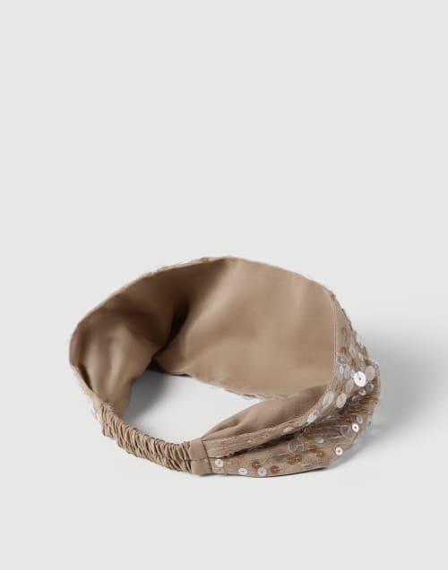Dazzling mirage headband Rope Woman - Brunello Cucinelli