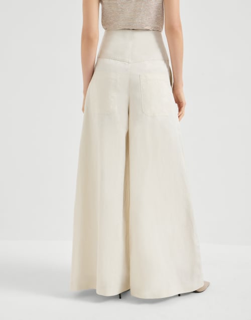 Maxi trousers Butter Woman - Brunello Cucinelli