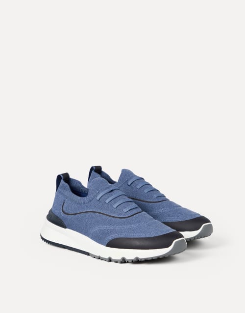 Knit runners Blue Man - Brunello Cucinelli