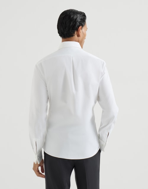 Camicia per smoking con plissettatura Bianco Uomo - Brunello Cucinelli