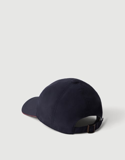 Baseball cap with embroidery Blue Man - Brunello Cucinelli