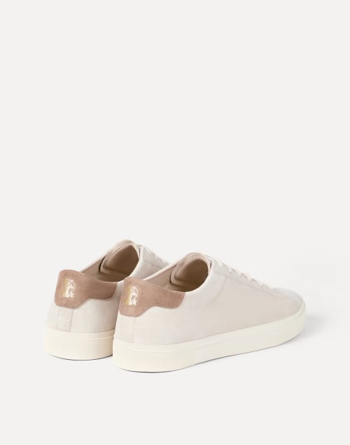 Sneakers aus Veloursleder Sand Herren - Brunello Cucinelli