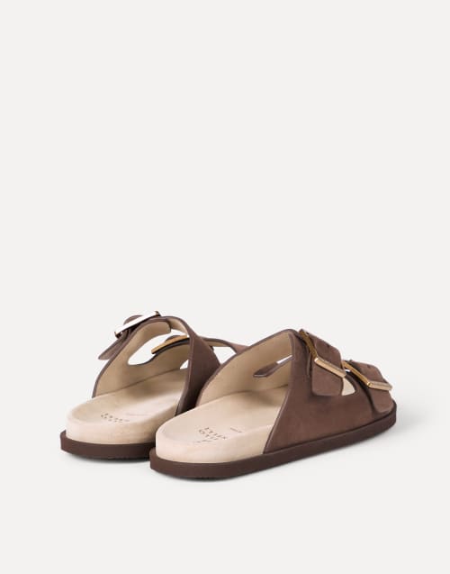 Suede slides Mud Man - Brunello Cucinelli