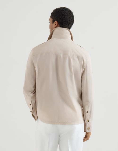 Water-resistant safari jacket Panama Man - Brunello Cucinelli