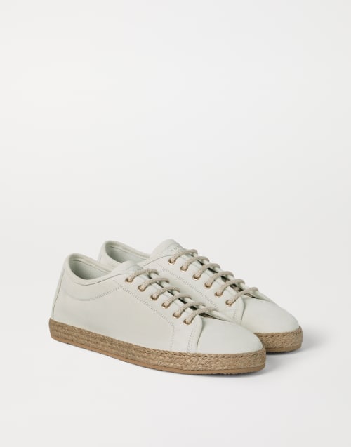 Derby-Schnürschuh aus Kalbsveloursleder Panama Herren - Brunello Cucinelli