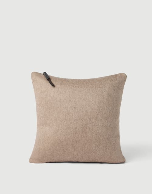 ブルネロクチネリクリーム色のカシミア織りクッション BRUNELLO CUCINELLI/ブルネロ クチネリ_Men通販 | カシミヤコート