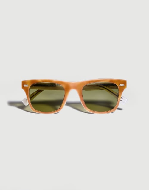 Mr. Brunello Signature in bilayer acetate Havana / Panama Eyewear - Brunello Cucinelli