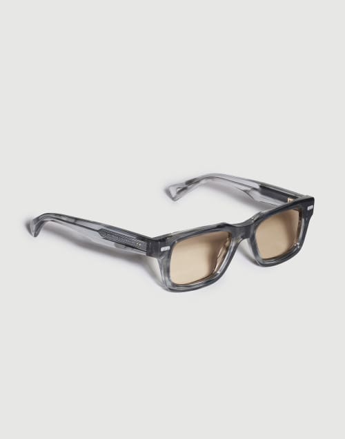 18k gold-plated aperitif frame Anthracite Eyewear - Brunello Cucinelli