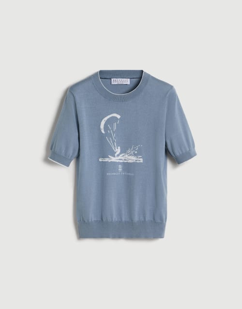 ブルネロクチネリ　ボーイズＴシャツセット(カーキ＆グレー)１２Ｙ Designer boy's clothes and accessories | Brunello Cucinelli
