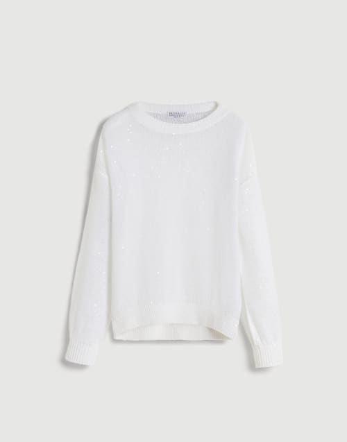 BRUNELLO CUCINELLI コットン セーター ガールズ ニットウェア - セーター＆カーディガン | Brunello Cucinelli