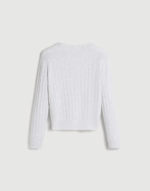 BRUNELLO CUCINELLI カシュクールデザイン リネンカーディガン ガールズ ニットウェア - セーター＆カーディガン | Brunello Cucinelli