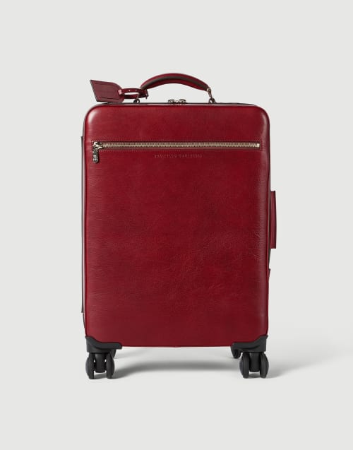 Valise trolley en veau nuancé Jarre Homme - Brunello Cucinelli