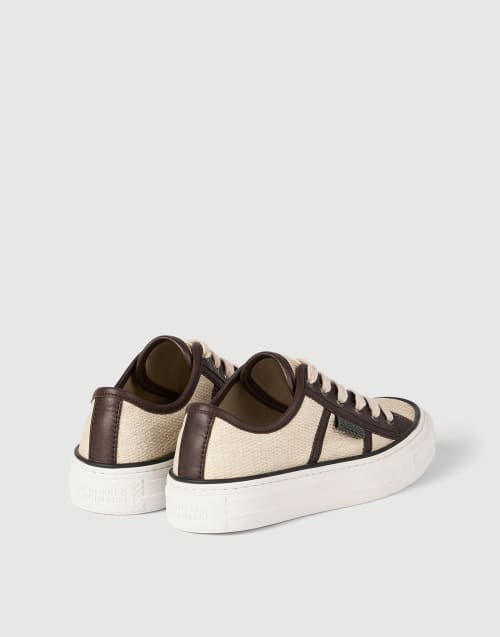 Techno raffia sneakers Rope Woman - Brunello Cucinelli