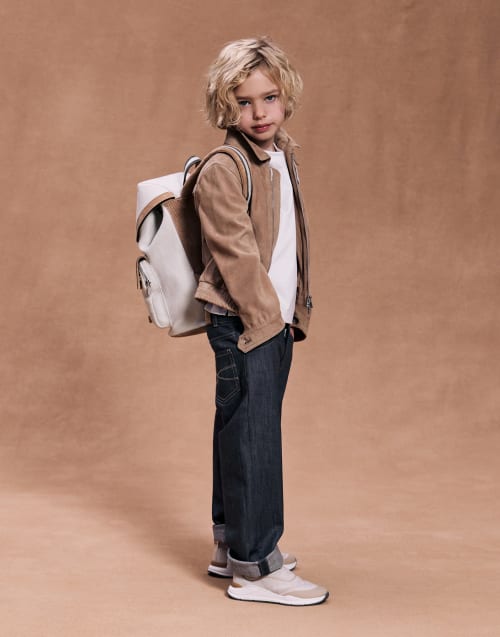 ブルネロクチネリ　ボーイズＴシャツセット(カーキ＆グレー)１２Ｙ Boy's outfits | Shop by look | Brunello Cucinelli