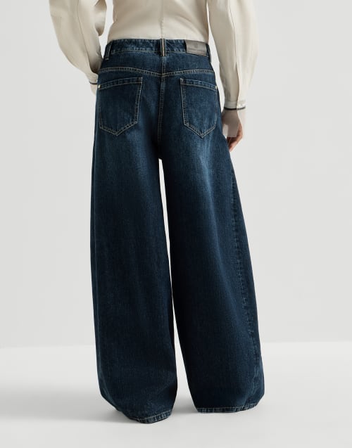 Wide trousers Denim Woman - Brunello Cucinelli