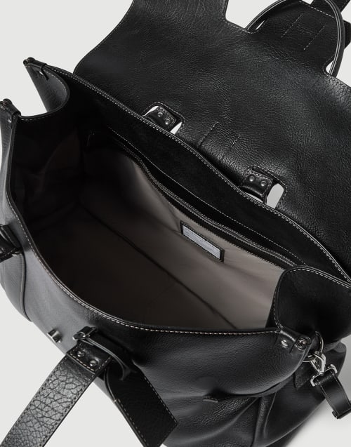 Weekender Country bag for Man in Black | Brunello Cucinelli