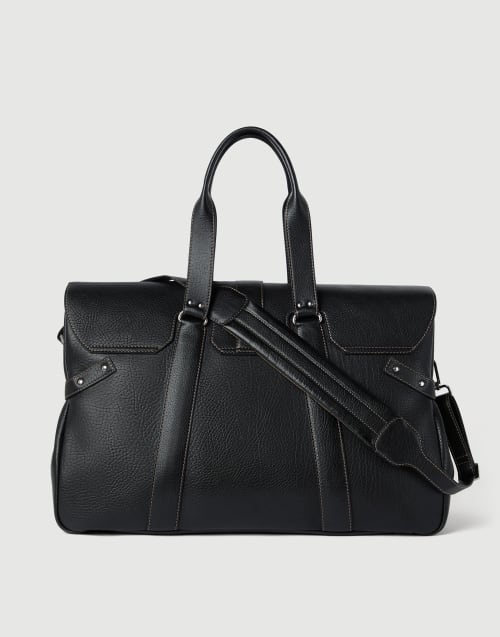 Weekender Country bag for Man in Black | Brunello Cucinelli