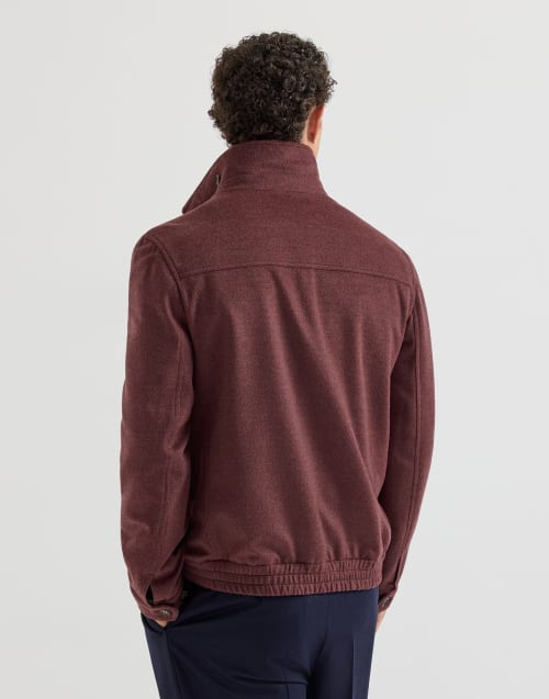 Lightweight cloth bomber jacket Lava Man - Brunello Cucinelli