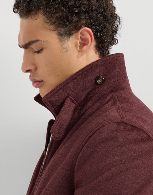 Lightweight cloth bomber jacket Lava Man - Brunello Cucinelli