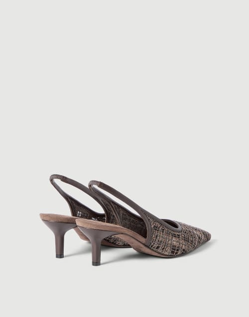 Suede City heels for Woman in Rust Brown | Brunello Cucinelli