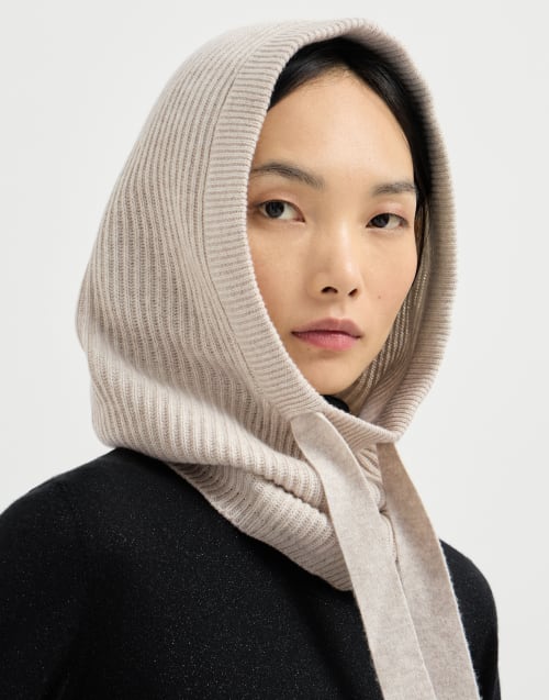 Cashmere knit balaclava Panama Woman - Brunello Cucinelli