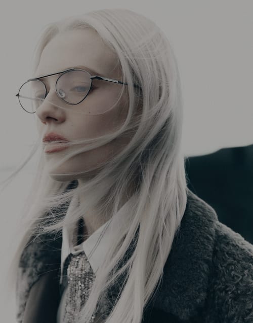Oval titanium aperitif frame Anthracite Eyewear - Brunello Cucinelli