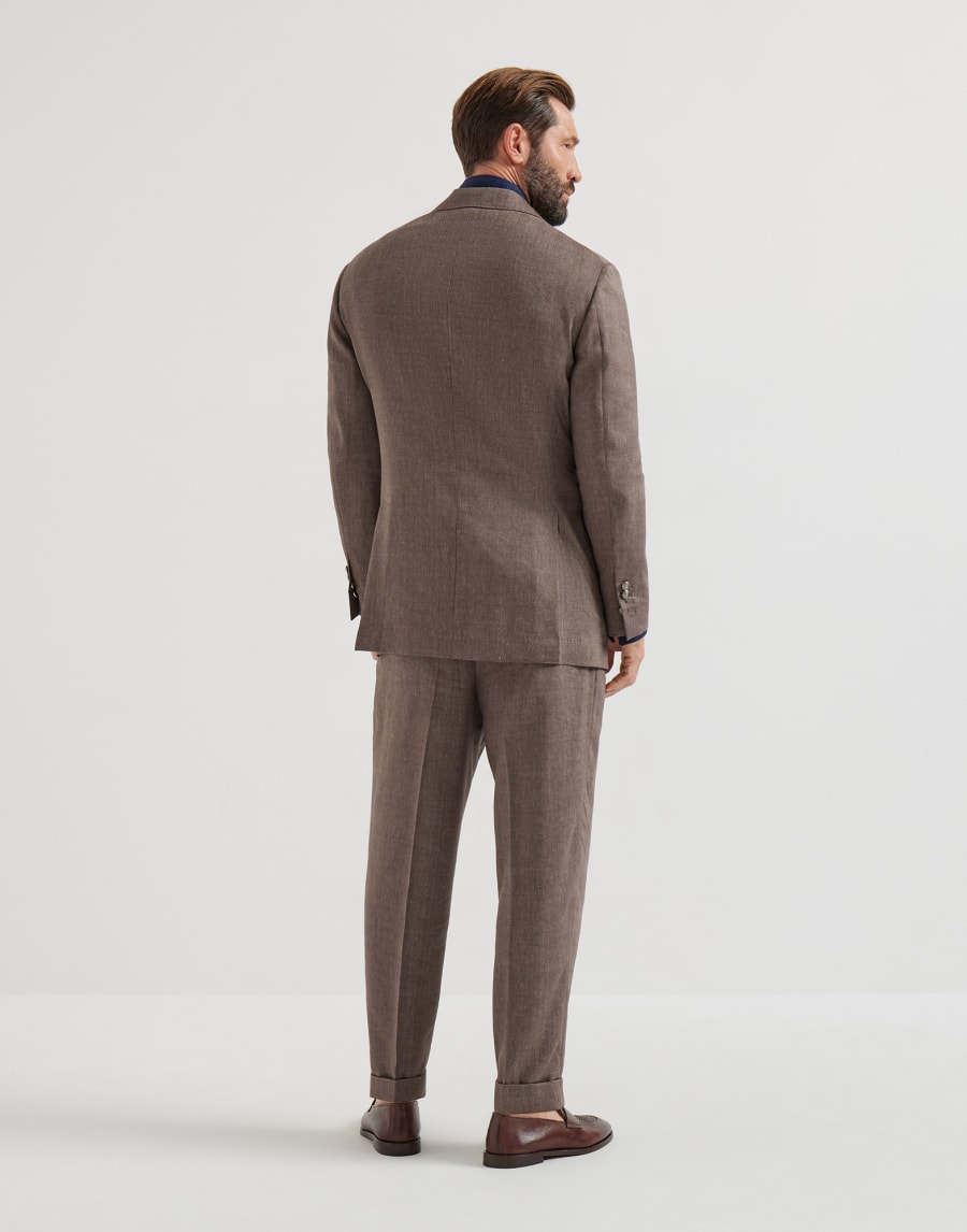 Chevron suit Hazelnut Man - Brunello Cucinelli