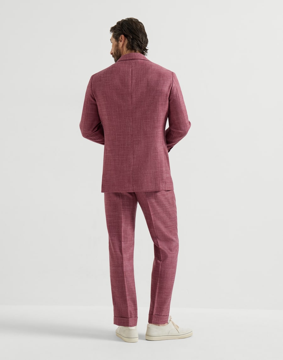 Hopsack suit Coral Man - Brunello Cucinelli