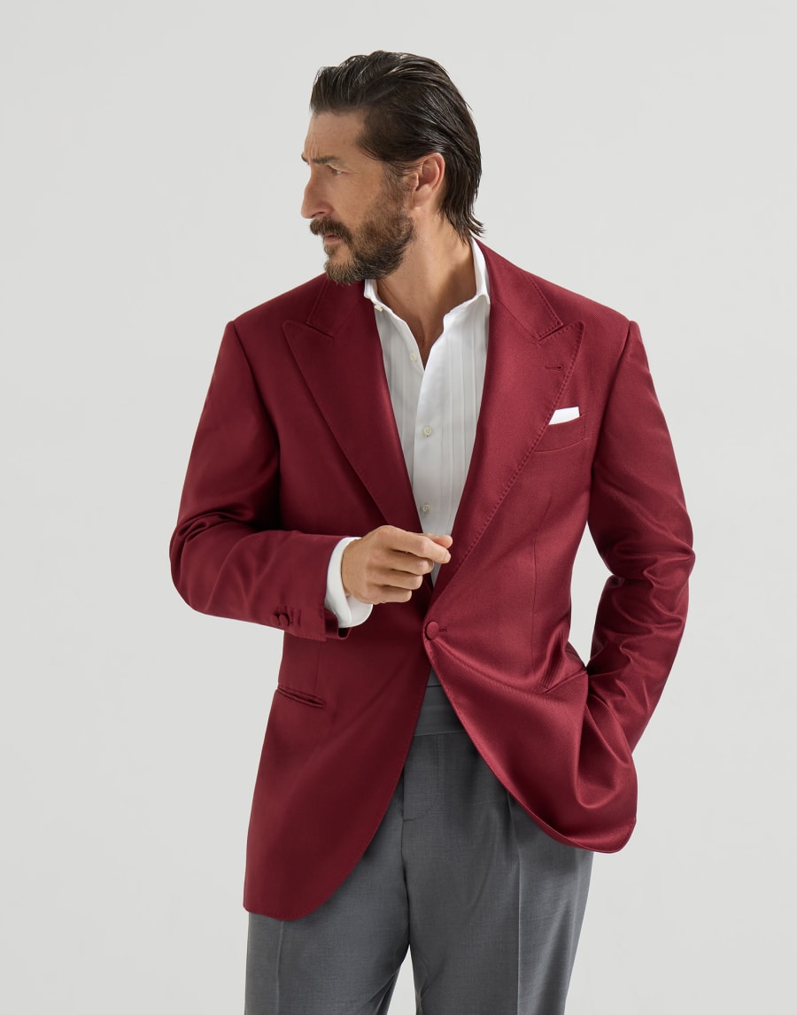 タキシードジャケット チェリー メンズ - Brunello Cucinelli