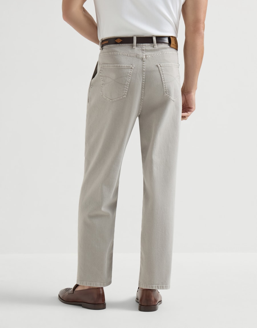 Lightweight denim trousers Mud Man - Brunello Cucinelli