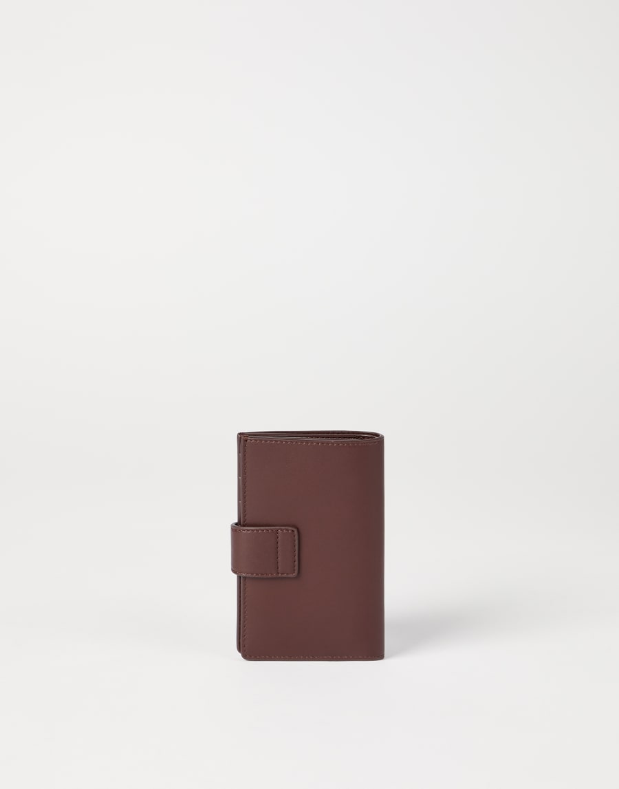 Calfskin wallet Brown Man - Brunello Cucinelli