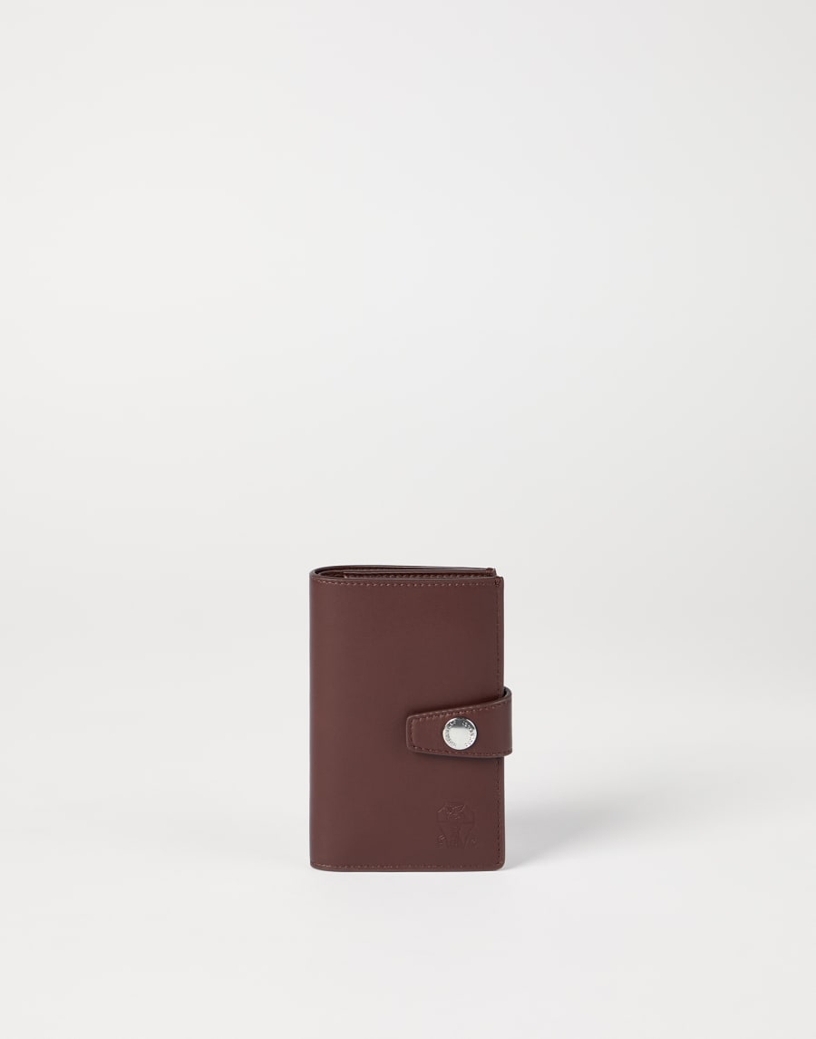 Calfskin wallet Brown Man - Brunello Cucinelli