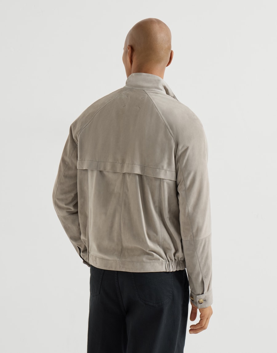 スエードブルゾン カーキ メンズ - Brunello Cucinelli