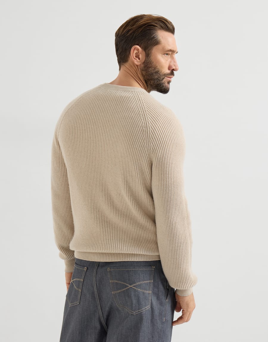 Maglia in cashmere Sabbia Uomo - Brunello Cucinelli