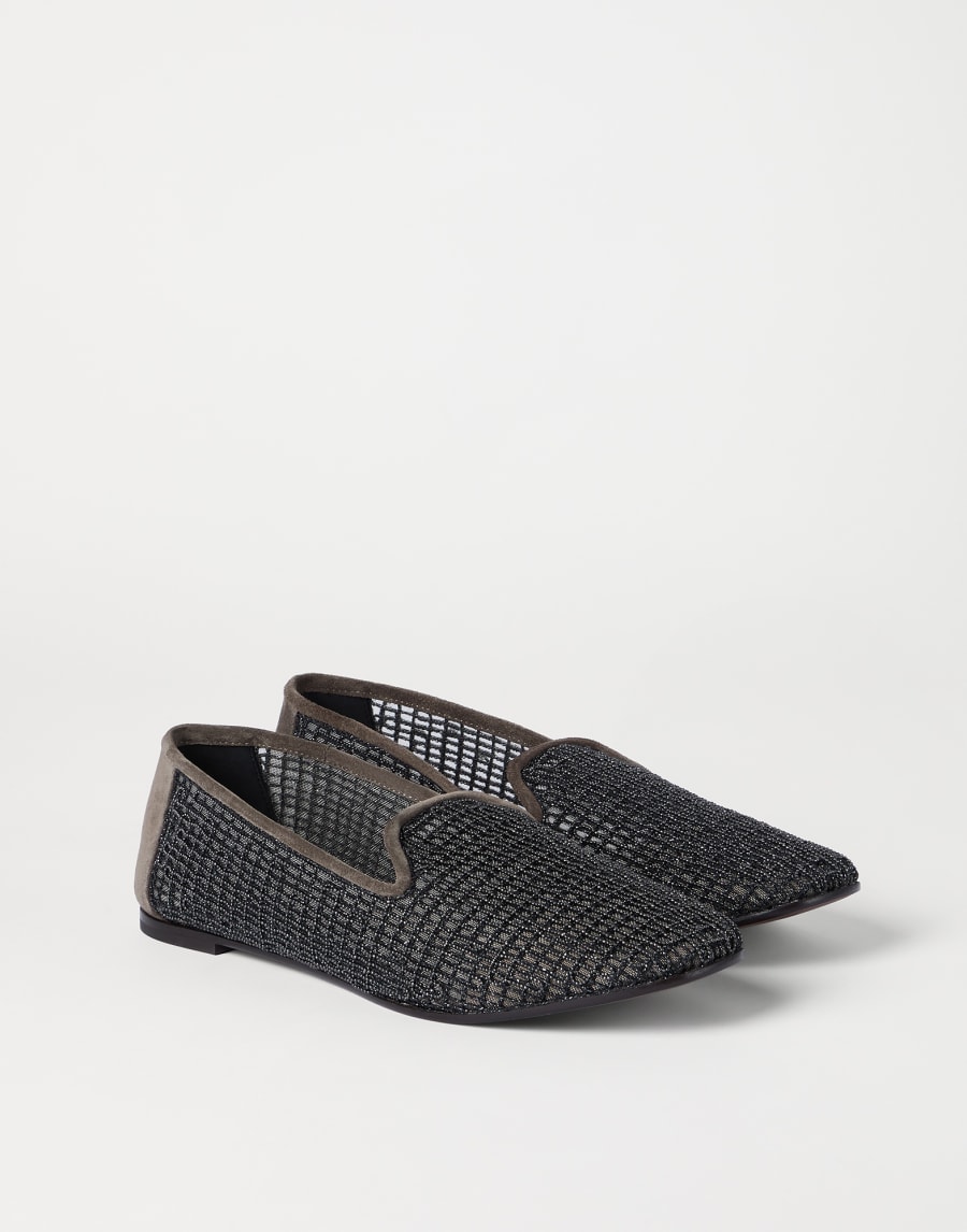 Flats en daim Marron Femme - Brunello Cucinelli